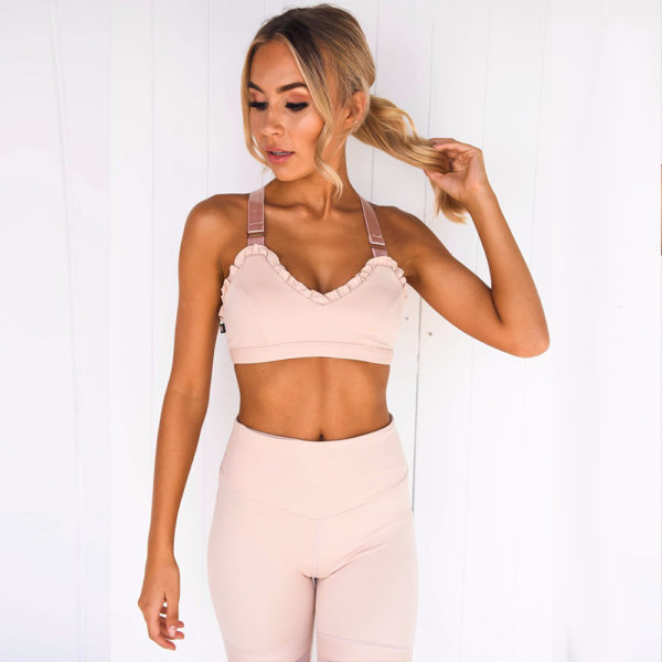 Ruffle Sports Bra