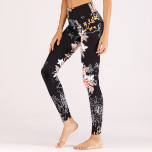 flower design legging