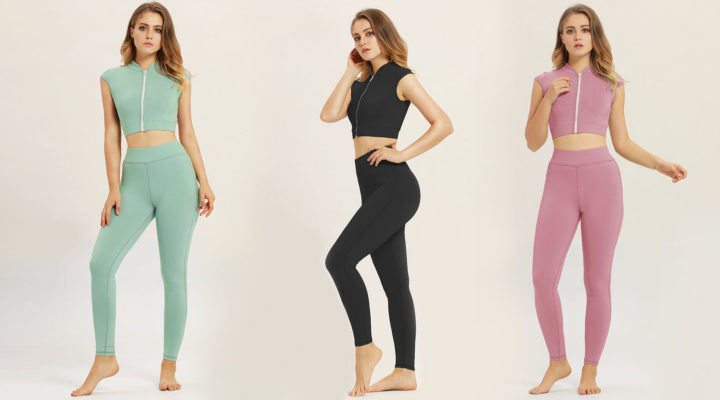 solid color fitness wear