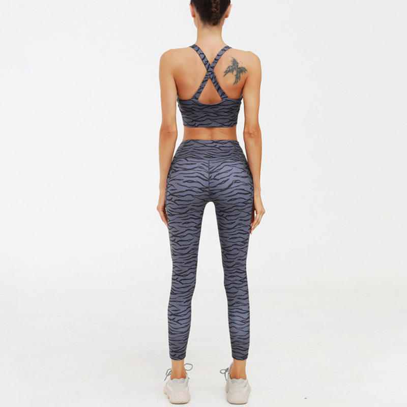 leopard workout pants