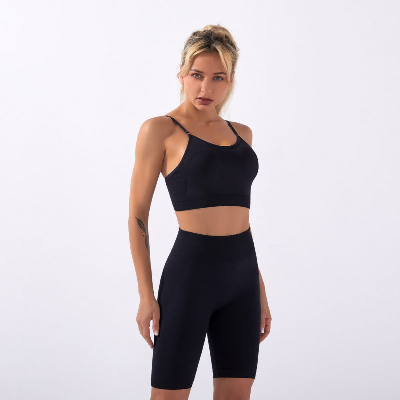Wholesale Athletic Clothing Ladies Gym Fitness Sports Bra Seamless