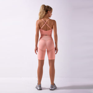 pink workout outfit