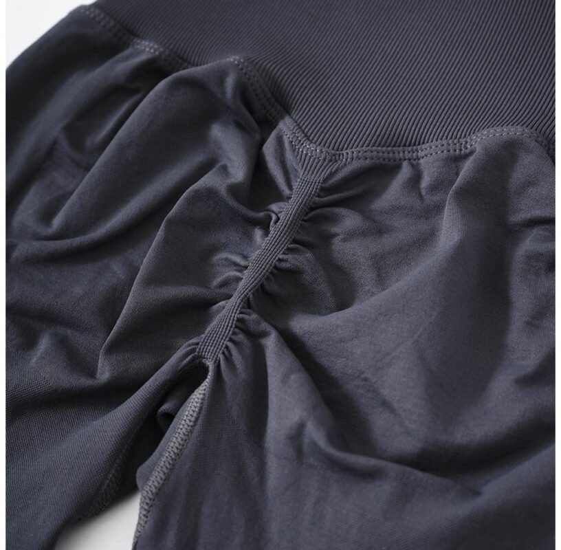 Gym Wear Clothing Manufacturer Solid Color Scrunch Butt Booty Legging