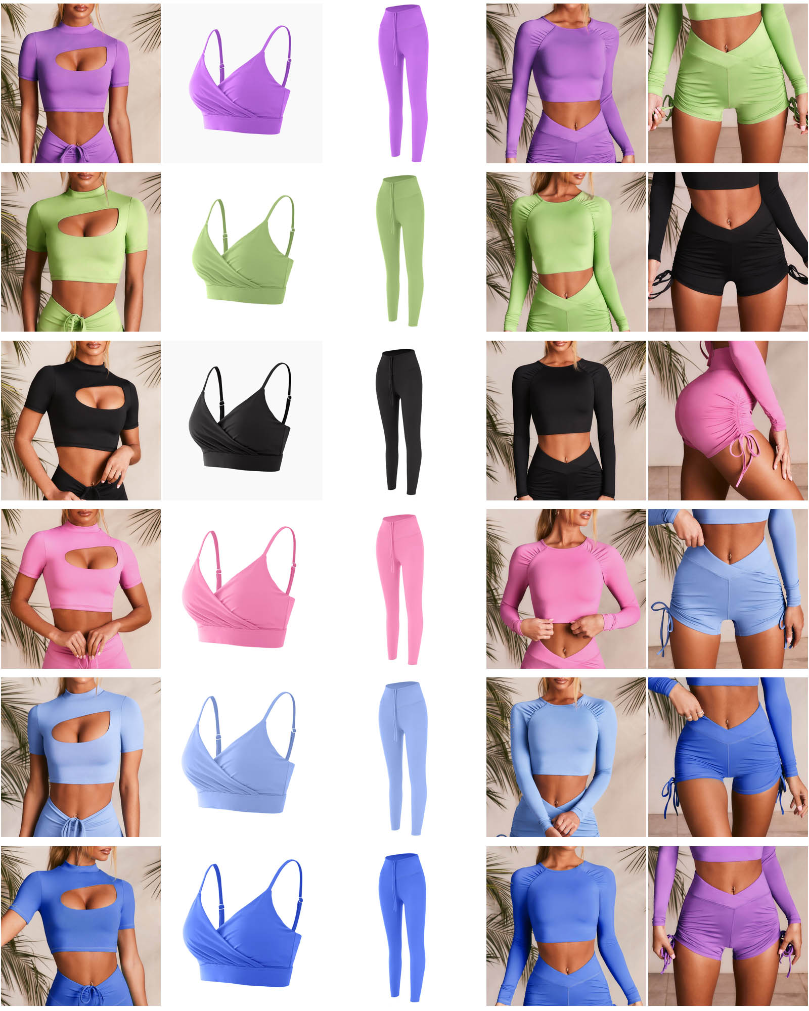 Private Label Active Wear Women Gym Wear Sets 